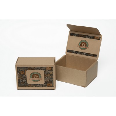 Full Color Natural Brown Display Mailer Box (8" x 6" x 4")