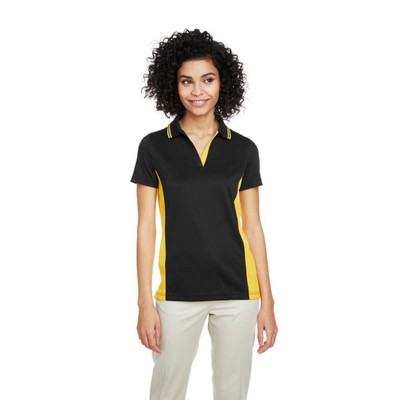 Harriton Ladies' Flash Snag Protection Plus IL Colorblock Polo