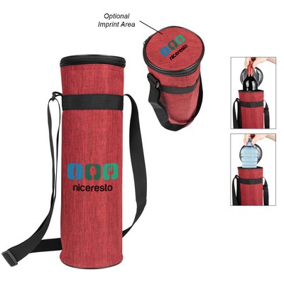 Rpet Heathered Wine Cooler Tote Bag