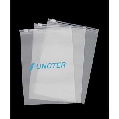 9.8 x 12" Matte Frosted Storage Bag Waterproof Zip-Lock Seal Storage Bag Makeup Packing Pouch