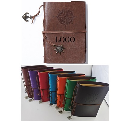 Refillable Retro Pendants Journal Notebook