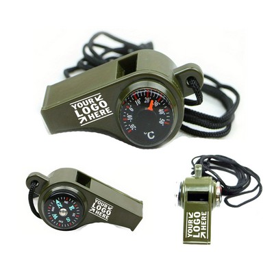 3" 1 Outdoor Survival Whistle