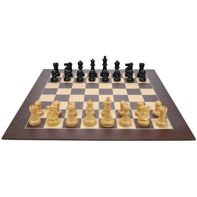 Ultimate Chess Set with Wooden Board 21.75 in., 3.75" King