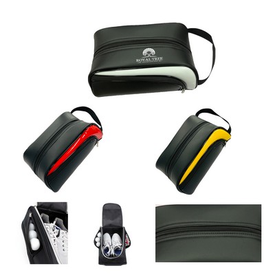 Leather Golf Shoe Bag