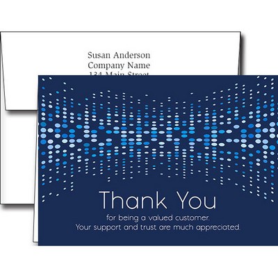 Customer Appreciation Greeting Cards w/Imprinted Envelopes