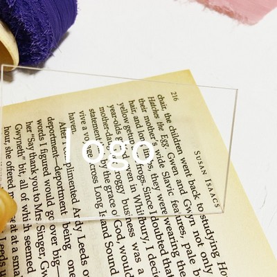 Clear Acrylic Wedding Place Card