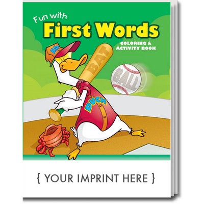 Fun With First Words Coloring Book Fun Pack