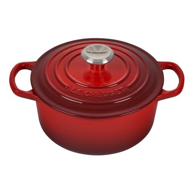 Le Creuset 2 Qt. Signature Cerise Cast Iron Round Dutch Oven
