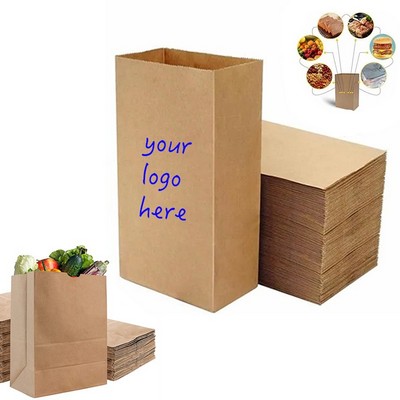 Stand Up Kraft Paper Grocery Bag
