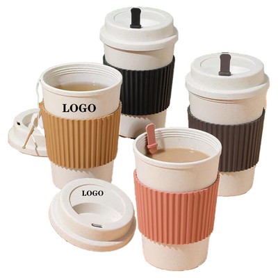 17 Oz. Reusable Wheat Straw Stadium Cup