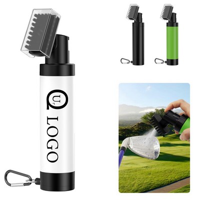 Golf Club Cleaning Brush w/ Built-in Water Sprayer
