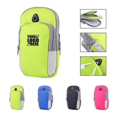 Waterproof sports phone arm bag