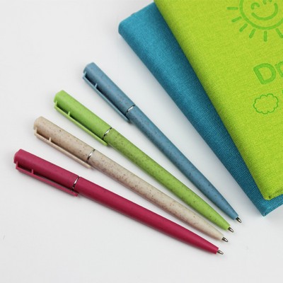Wheat Plastic Pen