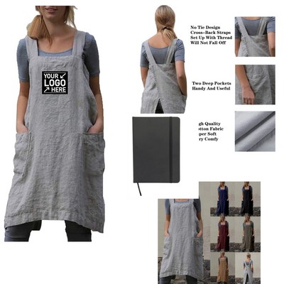 Women's Cotton Linen Apron