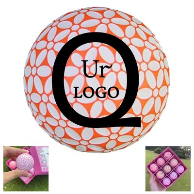 Exquisite Lovely Pink Packaged Golf Balls Diameter 1.67"
