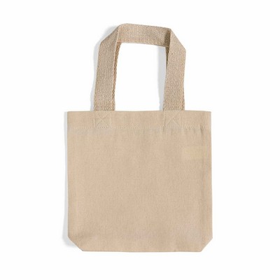 Mini 8" Canvas Tote Bag