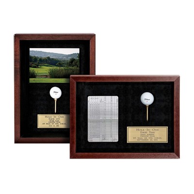 Mahogany Framed Photo 11"x15" Golf