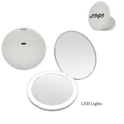 Small Makeup Mirror With Led Lights