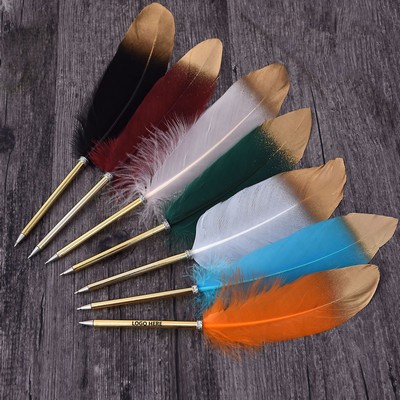 Colorful Feather Novelty Pen