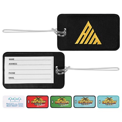 Embroidered Luggage Tag
