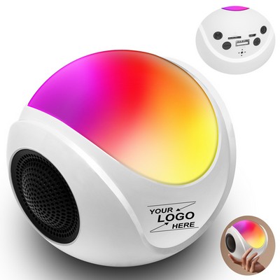 Portable Wireless Speaker with LED Light