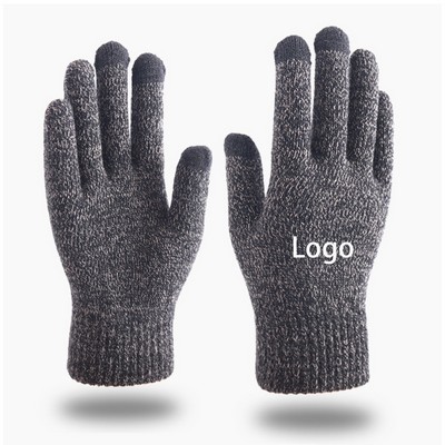 Winter Warm Cashmere Velvet Touchscreen Gloves