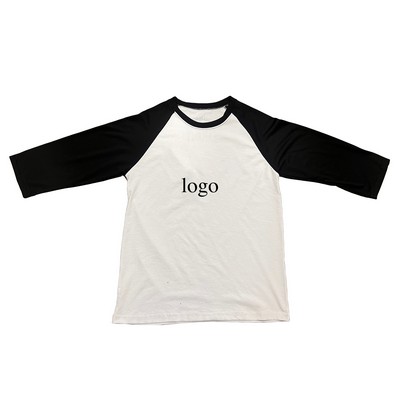 Unisex 3/4 Sleeve Raglan Baseball T-Shirt
