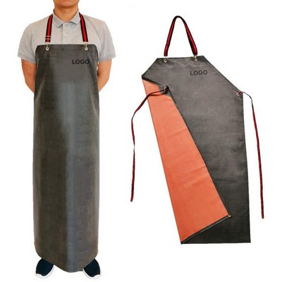 Rubber Black Vinyl Apron