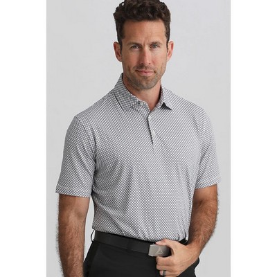 Bermuda Sands Matt Geo Print Polo