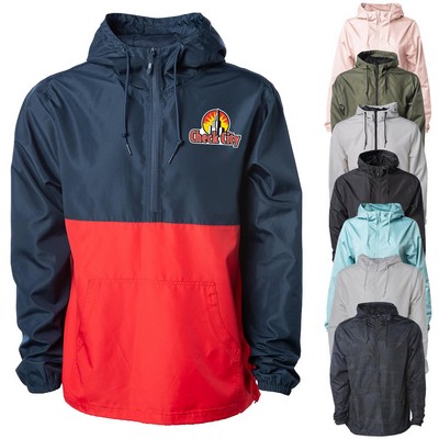 Independent Trading Co.® Lightweight Pullover Windbreaker Anorak Jacket
