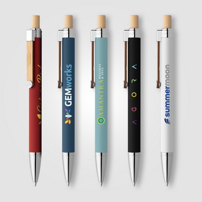 Phoenix Recycled Aluminum Softy Pen - Full-Color Inkjet