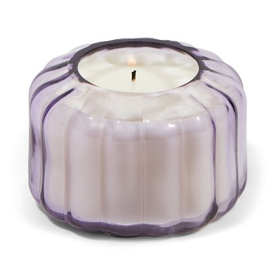 Ripple 4.5 Oz Lavender Ribbed Glass - Salted Iris