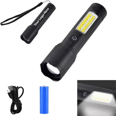 Flashlight With Side Light