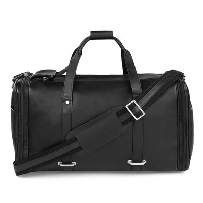 Bugatti Bello Leather Duffle Bag-Black
