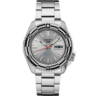 Seiko Watch 5 Sports Ss Automatic Silver Dial Se