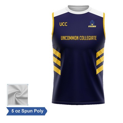 Sublimation Spun Polyester (Cotton Touch) Sleeveless T-Shirt