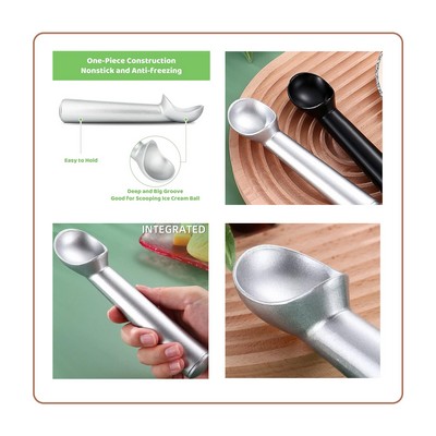Ergonomic Ice Cream Serving Tool Scoop