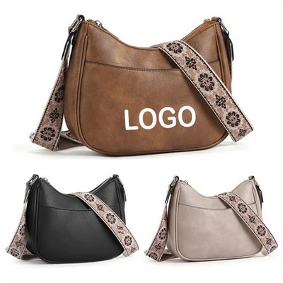 Vintage Crescent Shoulder Bag