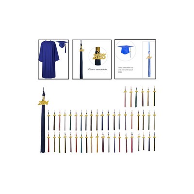 2025 Year Charm Graduation Tassel