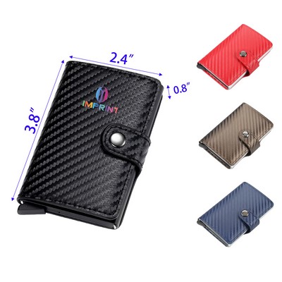 Leather Automatic Pop Up Wallet