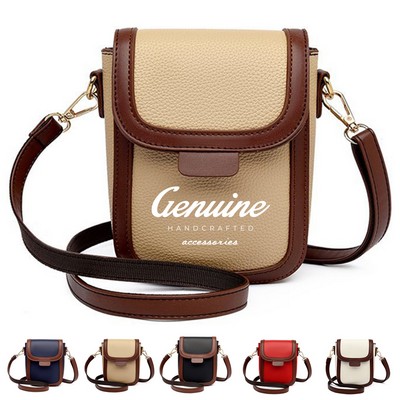 Mini Pu Crossbody Bag