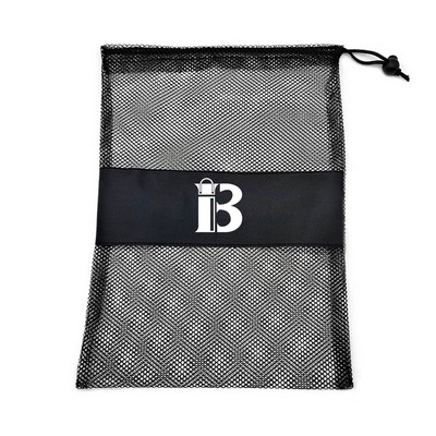 Thickened storage sports polyester mesh bag