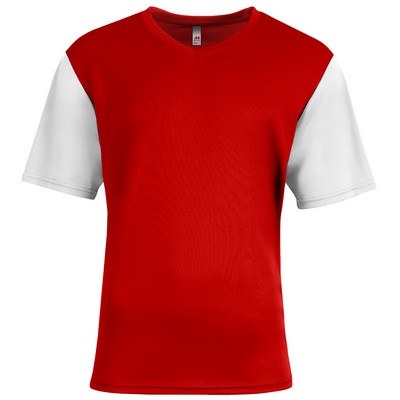 Youth Sprint Color Block V-neck