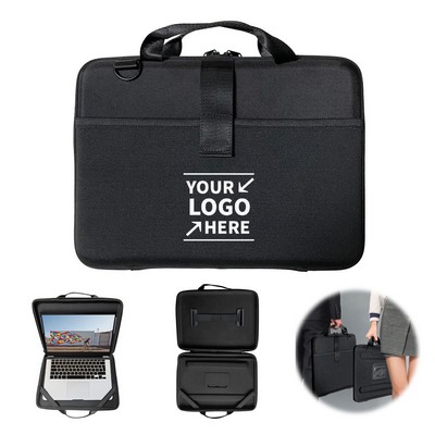 14Inch Hardshell Anti-Shock Laptop Briefcase Tote Bag W/ Strap