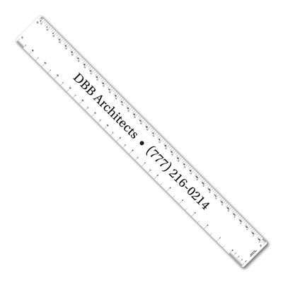 18" Flexible PVC Ruler with Architect or Engineer Scales