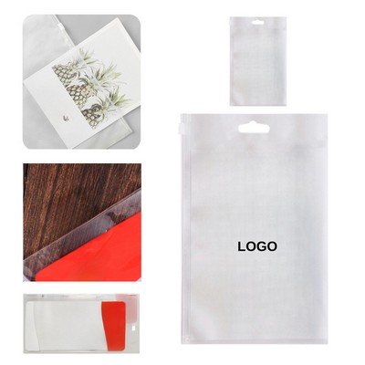 Customized Translucent Plastic Zipper Bag