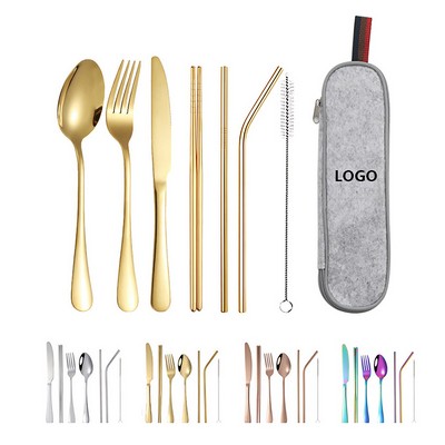 Stainless Steel Portable Tableware
