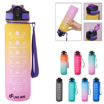 32Oz Tritan Sports Bottle Cup W/ Lanyard