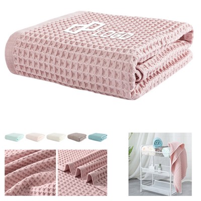 60 X 80" Waffle Weave Blanket