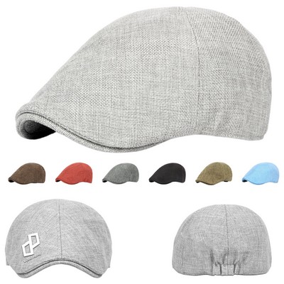 Men Flat Gatsby Cap